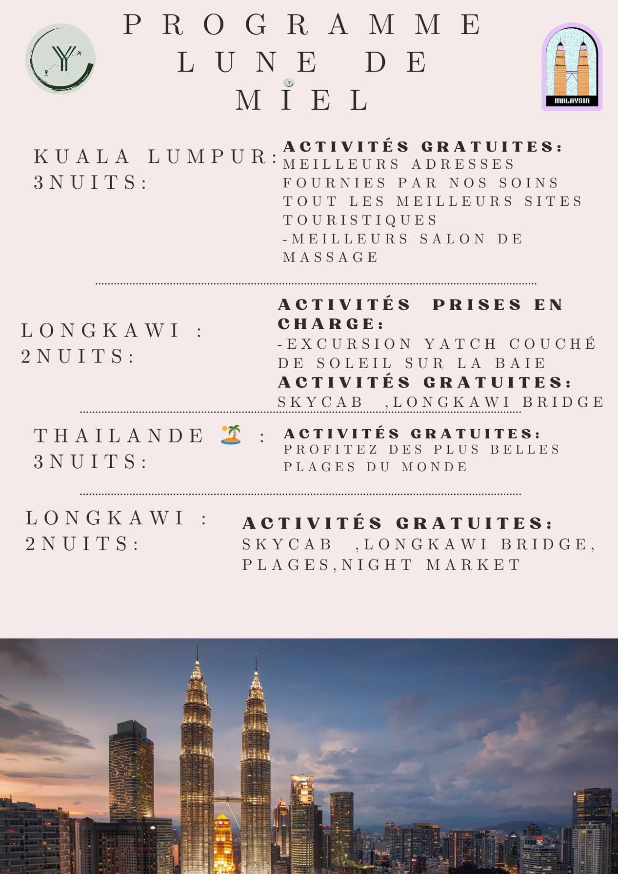 Programme Malaisie Thaïlande