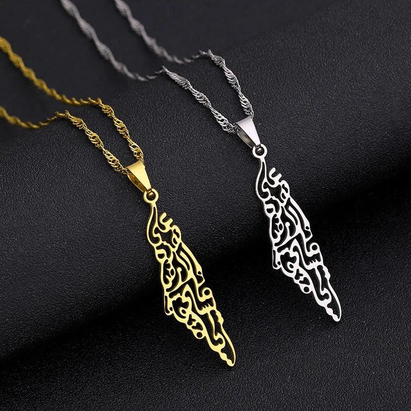 Collier Palestine élégant Hommes